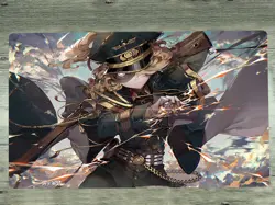 YGOmat Playmat Saga of Tanya the Evil TCG Mat Tanya Degurechaff Card Game Mat - Image 1