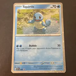 Squirtle - 048 (Cosmos Holo) 048 Sv: Scarlet & Violet Promo Card With SWIRL - Image 2