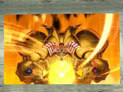 YGOmat Duel Playmat Exodia TCG CCG Trading Card Game Mat Zones Desk Pad Free Bag - Image 1