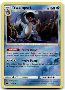 Swampert 35/168 Reverse Holo S&M Celestial Storm Pokemon Card NM - Image 1