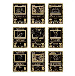 Black gold Ancient Mew Metal Colored Pokemon Card | Collector's Edition - Image 1