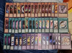 Yugioh 50 Card Gem Knight OTK Deck Core Dispersion Hollowcore Diamond Nepyrim - Image 1