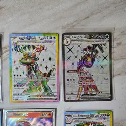 Lot of 8 Shiny V EX & GX Pokemon Full Art Cards - Image 3