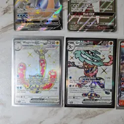 Lot of 8 Shiny V EX & GX Pokemon Full Art Cards - Image 4