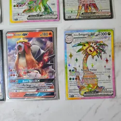 Lot of 8 Shiny V EX & GX Pokemon Full Art Cards - Image 5