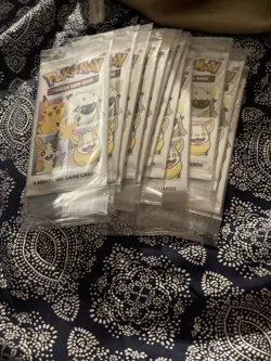 16 SEALED 25th Anniversary General Mills Pokemon Cereal 3-Card Booster Packs! - Image 1