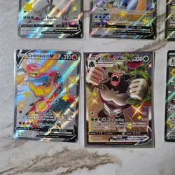 Lot of 8 Shiny V & EX Pokemon Full Art Cards - Image 4
