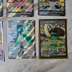Lot of 8 Shiny V & EX Pokemon Full Art Cards - Image 5