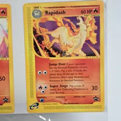2002 Pokemon Scan-Tastic Spectacular Promo Set Ho-oh and Rapidash Trading Cards - Image 3