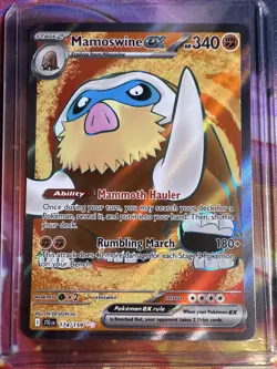 Mamoswine EX 174/159 Full Art NM/M Journey Together Pokemon Card - Image 1