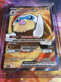 Mamoswine EX 174/159 Full Art NM/M Journey Together Pokemon Card - Image 2