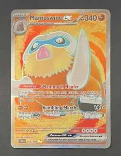 Pokemon Card Mamoswine EX 174/159 Journey Together - Near Mint - Image 1