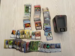 400+ Trading Card Lot Of Chaotic Game Cards with 90 foils/copper plus card tin - Image 1