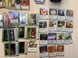 400+ Trading Card Lot Of Chaotic Game Cards with 90 foils/copper plus card tin - Image 2