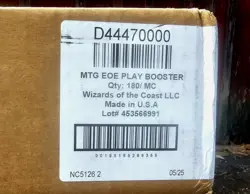 MTG Edge Of Eternities Sealed, Un-open Case: Six Play Booster Display Boxes - Image 4