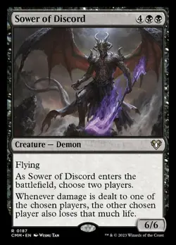 Near Mint x 1 Sower of Discord Commander Masters - Image 1