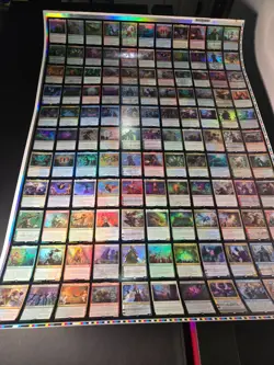 Magic: The Gathering MTG War Of The Spark Uncut FOIL Sheet Mythic Edition Rare - Image 2
