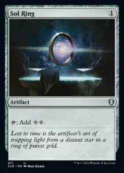 1 x Sol Ring - Commander Legends: Battle for Baldur's Gate - NM-Mint - MTG - Image 1