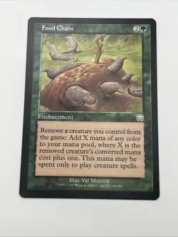 Food Chain Mercadian Masques 1999 Near Mint Never Played Magic The Gathering Mtg - Image 5