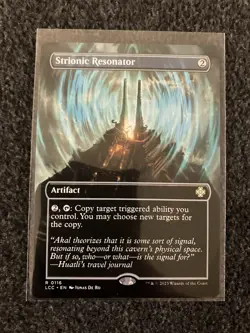 Magic The Gathering MTG - Strionic Resonator (Borderless) - LCI - Image 1