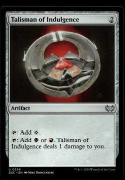 Talisman of Indulgence #254 MTG Duskmourn NM X1 - Image 1