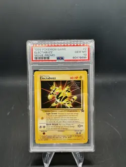 PSA 10 ELECTABUZZ #2 First Movie Black Star Promo 1999 - Pokemon Card WOTC - Image 1