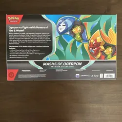 Pokemon Masks of Ogerpon EX Premium Collection Factory Sealed Box! - Image 2