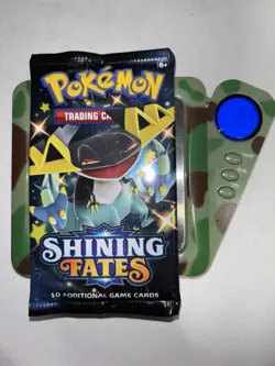22.2g HEAVY Pokemon 2021 SHINING FATES BOOSTER PACK Factory Sealed Dragapult - Image 1