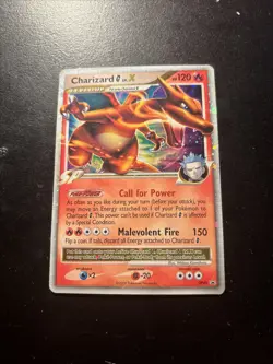 Pokemon - Charizard G LV.X DP45 - Holo Card Black Star Promo - TCG - Image 1