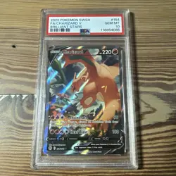 2022 Pokemon SWSH FA / CHARIZARD V BRILLIANT STARS PSA 10 - Image 1