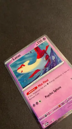 Latias 139 Cosmos Holo🌀 SWIRL Stellar Crown Promo Scarlet Violet Pokemon NM - Image 4