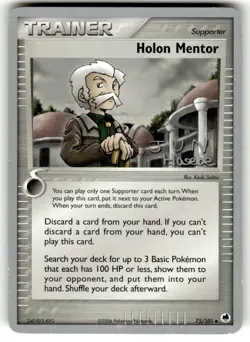 🔵 Pokemon TCG HOLON MENTOR 75/101 Dragon Frontiers 2007 World Championships - Image 1