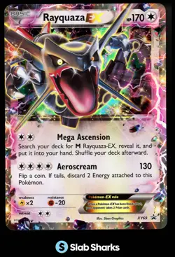 2013 POKEMON XY PROMOS #XY66 RAYQUAZA EX JUMBO - Image 1