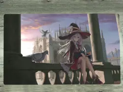 YGOmat CCG Pad Playmat Wandering Witch:The Journey of Elaina TCG Card Game Mat - Image 1