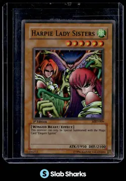 2002 YU-GI-OH! METAL RAIDERS 1ST EDITION #MRD-009 HARPIE LADY SISTERS - Image 1