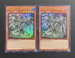 2025 YUGIOH ALIN 1ST ED ULTRA RARE CYBERDARK WURM X2 NM - Image 1