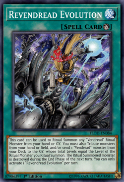 Yugioh Revendread Evolution FLOD-EN084 Common 1st Ed NM - Image 1