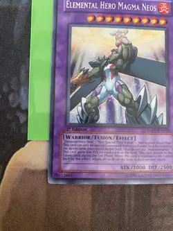 Elemental Hero Magma Neos TAEV-EN043 Secret Rare 1st Edition NM Yugioh - Image 5