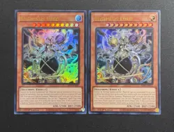 2025 YUGIOH ALIN 1ST ED ULTRA RARE REGENESIS LORD X2 NM - Image 1