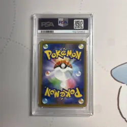 Mewtwo and Mew GX RR PSA9 Pokemon Card SM11 Miracle Twin - Image 2