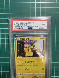 Pokemon GO Pikachu PSA9 Promo Card Collectible Mint - Image 2