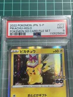 Pokemon GO Pikachu PSA9 Promo Card Collectible Mint - Image 4