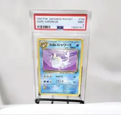 Pokemon Card PSA9 Bad Showers Old Back Team Rocket 134 1997 - Image 1