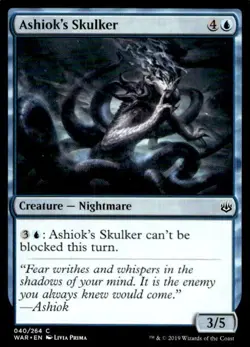 MTG War of the Spark Ashiok's Skulker 40 Common - Image 1