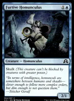 MTG Shadows over Innistrad Furtive Homunculus 64 Common - Image 1