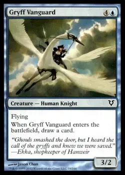 MTG Avacyn Restored Gryff Vanguard 59 Common - Image 1