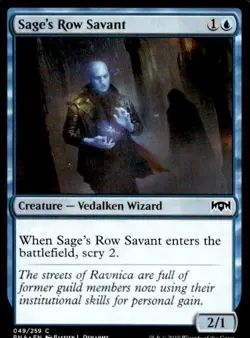 MTG Ravnica Allegiance Sage's Row Savant 49 Common - Image 1