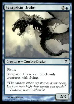 MTG Avacyn Restored Scrapskin Drake 73 Common - Image 1