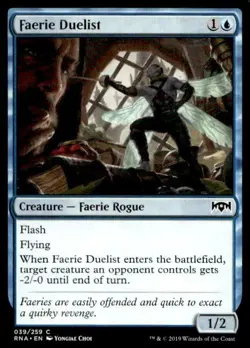 MTG Ravnica Allegiance Faerie Duelist 39 Common - Image 1