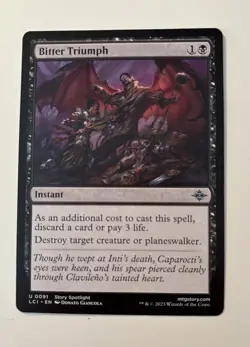 Bitter Triumph The Lost Caverns of Ixalan MTG Magic The Gathering 0091 - Image 2